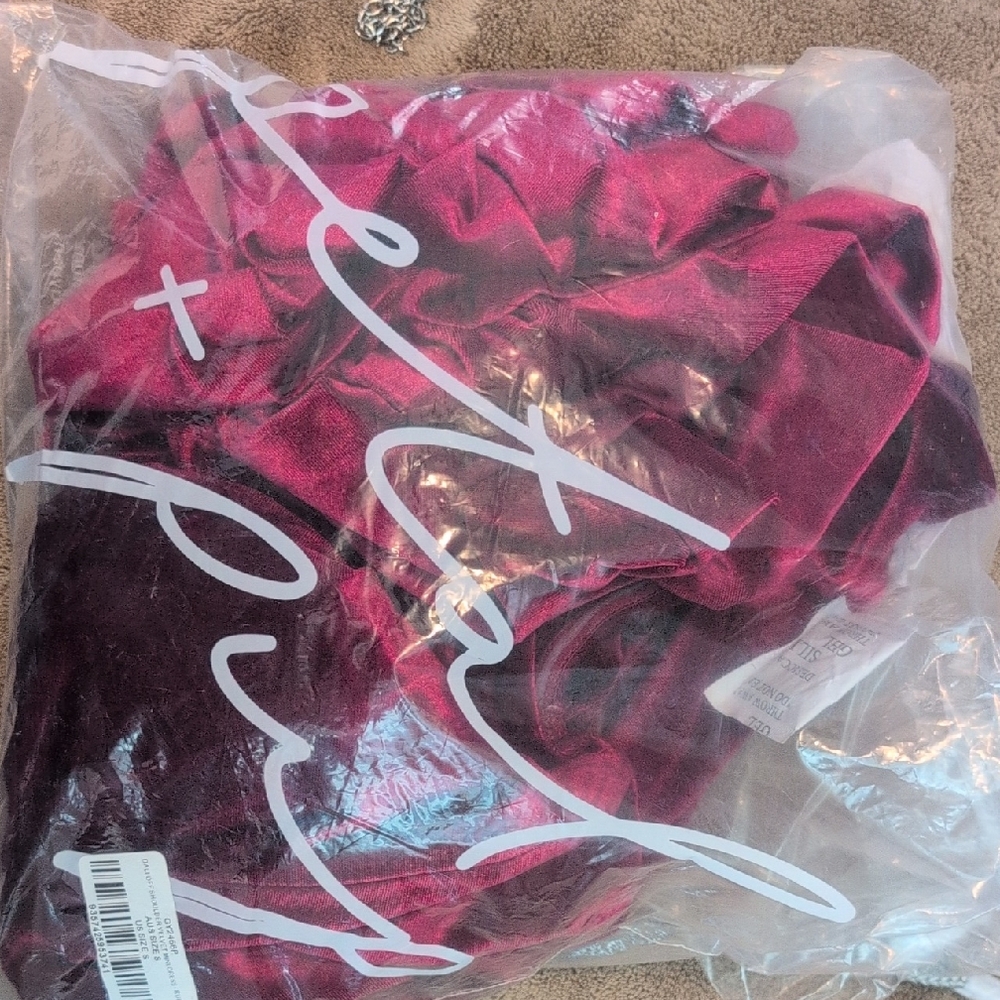 Velvet Red dress like the other one I am selling